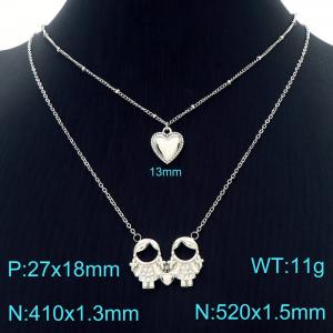 Stainless Steel Necklace - KN226812-Z