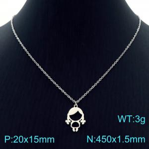 Stainless Steel Necklace - KN226813-Z