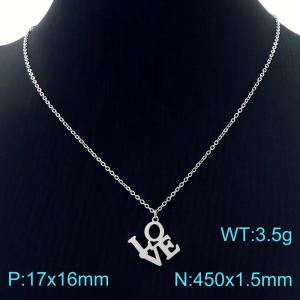 Stainless Steel Necklace - KN226827-Z