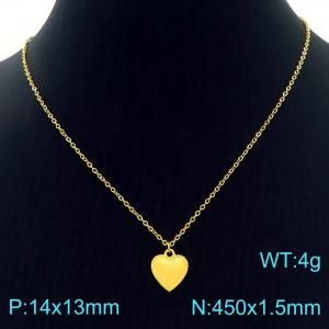 SS Gold-Plating Necklace - KN226832-Z