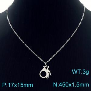 Stainless Steel Necklace - KN226851-Z