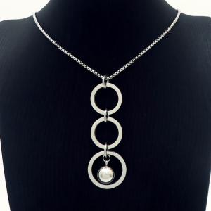 Stainless Steel Necklace - KN226884-CX