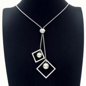 Stainless Steel Necklace - KN226896-CX