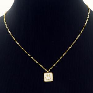 SS Gold-Plating Necklace - KN227200-HM