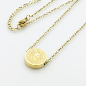 SS Gold-Plating Necklace - KN227223-KD