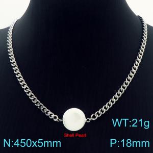 Stainless Steel Necklace - KN227346-Z