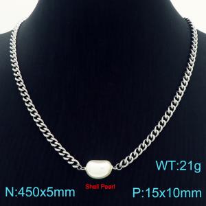 Stainless Steel Necklace - KN227353-Z