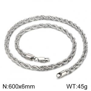 Stainless Steel Necklace - KN227477-Z