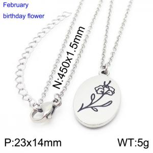 Stainless Steel Necklace - KN227535-Z