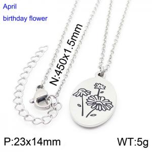 Stainless Steel Necklace - KN227537-Z