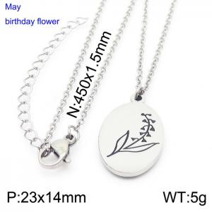 Stainless Steel Necklace - KN227538-Z