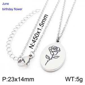 Stainless Steel Necklace - KN227539-Z