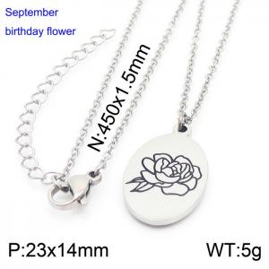 Stainless Steel Necklace - KN227542-Z