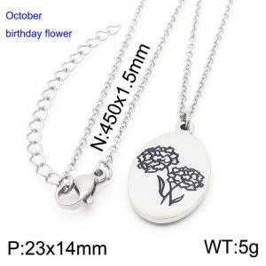 Stainless Steel Necklace - KN227543-Z