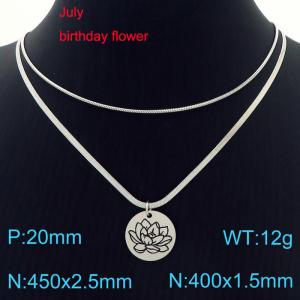 Stainless Steel Necklace - KN227612-Z