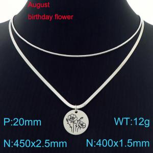 Stainless Steel Necklace - KN227613-Z