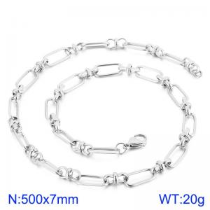 Stainless Steel Necklace - KN228498-Z