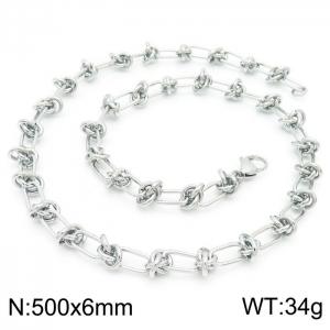 Stainless Steel Necklace - KN228588-Z