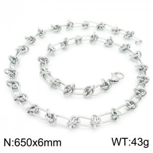 Stainless Steel Necklace - KN228591-Z