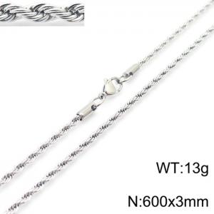 Stainless Steel Necklaces - KN228839-Z