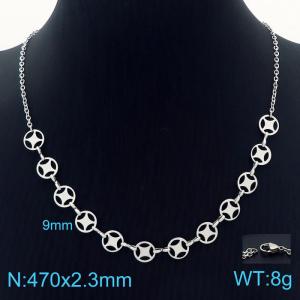 Stainless Steel Necklace - KN228944-Z