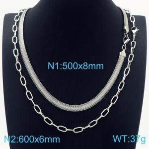 Stainless Steel Necklace - KN229061-Z