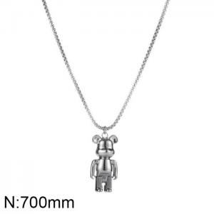 Stainless Steel Necklace - KN229175-WGJP