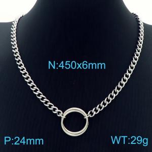 Stainless Steel Necklace - KN229229-Z