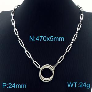 Stainless Steel Necklace - KN229233-Z