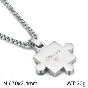 Stainless Steel Necklace - KN229321-K