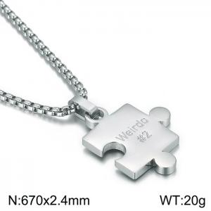 Stainless Steel Necklace - KN229322-K