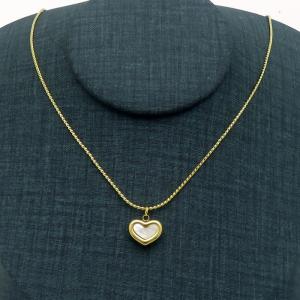 SS Gold-Plating Necklace - KN229350-KL