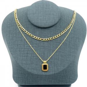 SS Gold-Plating Necklace - KN229398-KL