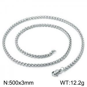 Stainless Steel Necklace - KN229443-Z