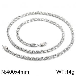Stainless Steel Necklace - KN229535-Z