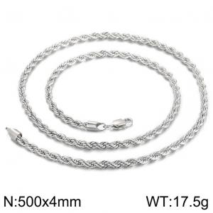 Stainless Steel Necklace - KN229536-Z