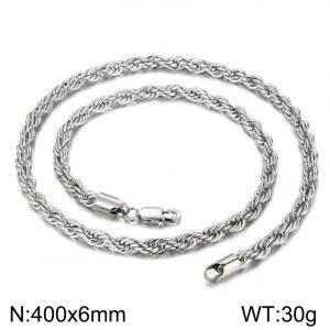 Stainless Steel Necklace - KN229537-Z