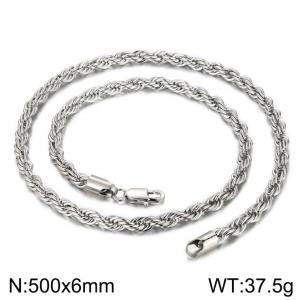 Stainless Steel Necklace - KN229538-Z