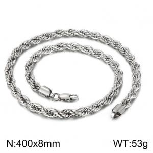 Stainless Steel Necklace - KN229539-Z