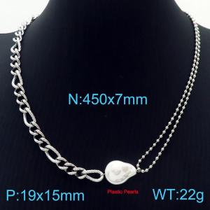 Stainless Steel Necklace - KN229553-Z