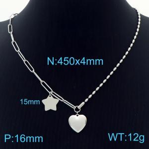 Stainless Steel Necklace - KN229555-Z