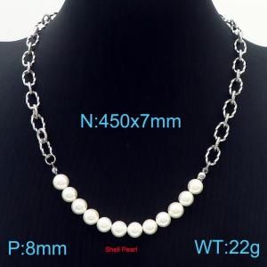 Stainless Steel Necklace - KN229558-Z