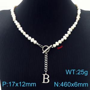 Stainless Steel Necklace - KN229561-Z
