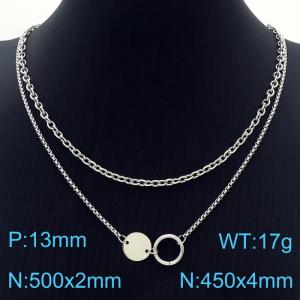 Stainless Steel Necklace - KN229566-Z