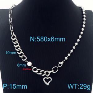 Stainless Steel Necklace - KN229570-Z