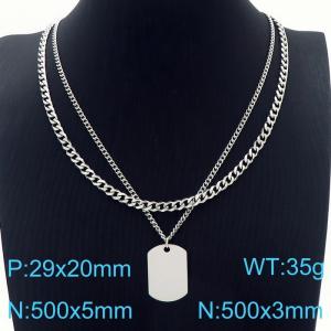 Stainless Steel Necklace - KN229571-Z