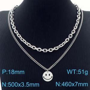 Stainless Steel Necklace - KN229581-Z