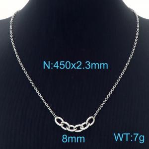 Stainless Steel Necklace - KN229585-Z