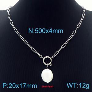 Stainless Steel Necklace - KN229587-Z