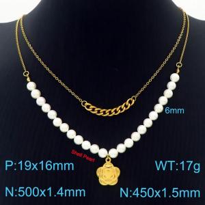 Bead Necklace - KN229595-Z